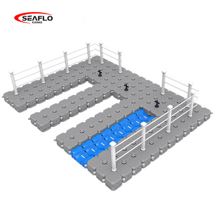 SEAFLO Hdpe Plastic Colorful Modular <strong>Floating</strong> Pontoon Blow Molded Double Dock <strong>Unit</strong> 100*50*40cm Plastic Modular Pontoon Floats - Product Image 3