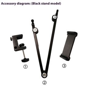 Support pliable en métal à bras articulé réglable en alliage d'aluminium, pour regarder des films, des séries et des émissions en direct sur le bureau - Product Image 6