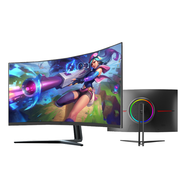 Monitor Pc Vesa Led Widescreen 27 Inch 144hz Ips Screens Curved Monitor