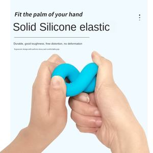 Anneau de musculation en silicone pour la main, outil d'exercice de fitness pour le renforcement musculaire et l'entraînement de la force, vente en gros d'usine - Product Image 4