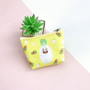 Custom Cute Mini Cartoon Cute Zero <b>Wallet</b> Key Short Zipper PU Portable Coin <b>Small</b> <b>Wallet</b> Bag - Product Image 3