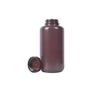 Botella de reactivo de boca ancha de PP marrón de Beikang Biotechnology, 100 ml, contenedor de muestreo de laboratorio de grado premium - Product Image 4
