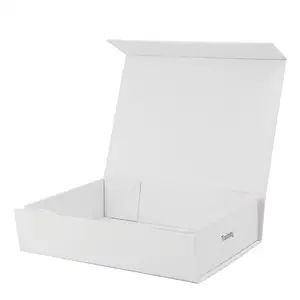 แม่เหล็กที่กำหนดเองพับกล่องของขวัญกระดาษปิดแม่เหล็กราคาถูกพับของขวัญ Hamper กล่องกระดาษแข็งแม่เหล็กพับกล่องของขวัญพับได้