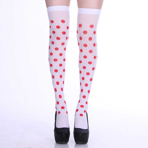 Polka Dot Over The Knee <b>Stockings</b> Women Transparent Socks For Halloween <b>Christmas</b> Costume Party Accessories - Product Image 4