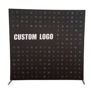 Pancartas de Fondo de Tela Tensada de Doble Cara para Eventos al Aire Libre, Impresión Personalizada de Fotos con Logotipo, Paneles de Tela Tensada - Product Image 1