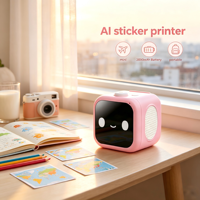 Kabelloser Tintenloser KI-Sprachgesteuerter Bildgenerierender Thermodrucker für Kinder Sofortbild Smart Control Mini AI Geschenk Neuerscheinung