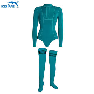 KDIVE Roupa de Mergulho de Manga Longa com Zíper Traseiro de 3mm, Maiô Protetor Solar para Praia - Product Image 2