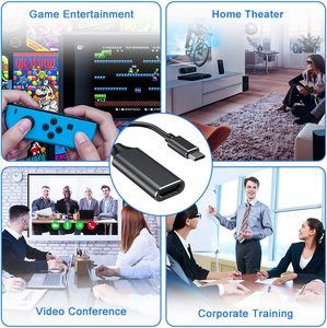 Adaptador USB Tipo C a HDMI de Ultra Alta Definición 4K 30Hz para Laptop, Monitor, Tablet y Smartphone - Product Image 3