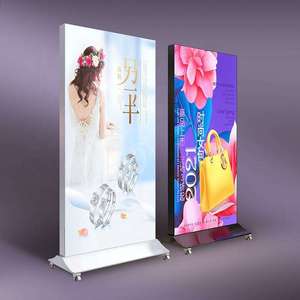 Banner Enrollable Plegable Personalizado con Marco <span class=keywords><strong>de</strong></span> Aluminio, Ligero y Portátil para <span class=keywords><strong>Ferias</strong></span> Comerciales y Publicidad en Exposiciones - Product Image 3