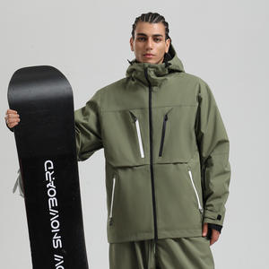 Chaqueta de Esquí Impermeable Unisex Personalizada, Ropa de Invierno para la Nieve, Cortavientos y Cálida con Material <span class=keywords><strong>Goretex</strong></span> para Adultos, Ropa de Snowboard y Esquí - Product Image 4