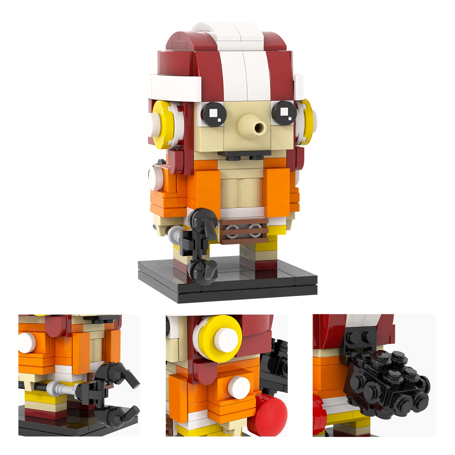 MOC7200-7206 Shanks Sanji Nami Nico Boa Hancock Robin Usopp