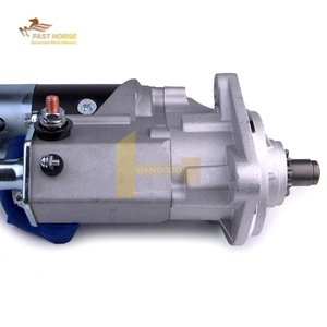 มอเตอร์สตาร์ทเครื่องยนต์ดีเซล 24V 11T รุ่น 6BD1 6BB1 สำหรับรถขุด EX200-1 EX200-2 EX200-5 1811001891 1811000360 5811000180 0210003291 - Product Image 4