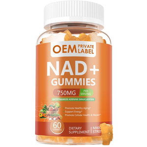 OEM NAD (Nicotinamide Adenine Dinucleotide) Soutient la santé cellulaire anti-âge, compléments NAD+ avec vitamines B3, <span class=keywords><strong>D3</strong></span> et zinc - Product Image 1