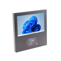 10 pouces boîtier en métal personnalisé écran tactile PC avant IP65 tactile capacitif Windows panneau industriel PC avec lecteur POE RFID
