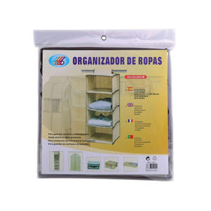 Organizador de Almacenamiento para el Hogar, Caja Plegable de Tela para Puerta, Organizador Colgante de 4 Compartimentos para Ropa - Product Image 5