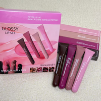 Set Hadiah Lip Tint Peptide 4 Warna Baru, Lip Gloss Mengkilap Melembapkan, Mendukung Grosir dan Eceran dalam Jumlah Besar dan Kecil