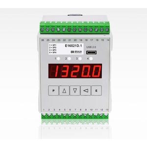 เบราน์ E16521D.1 เครื่องวัดความเร็วรอบแบบดิจิตอล จอแสดงผล USB 2.0 เครื่องวัดความเร็วอุตสาหกรรม - Product Image 1
