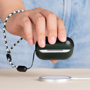 Funda Protectora Suave con Diseño de Lagarto para Auriculares Inalámbricos <span class=keywords><strong>Bluetooth</strong></span> <span class=keywords><strong>AirPods</strong></span> Pro 3 - Product Image 4