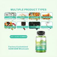 Gummies anti-âge HDK en marque blanche pour la régénération de la peau, antioxydants, OEM ODM, sans sucre, végétaliens, supplément de beauté en gros