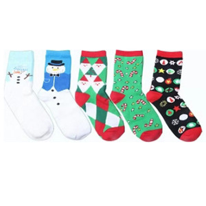 Tubo Calza Custom Calze di natale <span class=keywords><strong>Babbo</strong></span> calzino Box decorazione di natale set calzini - Product Image 5
