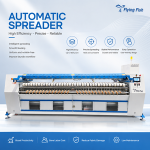 Machine automatique d'étalement du <span class=keywords><strong>linge</strong></span> industriel pour blanchisserie commerciale, hôtel, hôpital, fabricant d'équipements de blanchisserie - Product Image 1