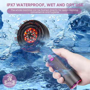 Brosse de massage électrique sans fil pour le cuir chevelu, applicateur d'huile capillaire portable pour les voyages, logo couleur personnalisé de haute qualité, OEM/ODM - Product Image 4