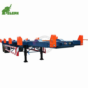 Semi-remorque de conteneur de 20 pieds à 2 essieux et semi-remorque de conteneur de 40 pieds de l'usine chinoise à vendre - Product Image 3