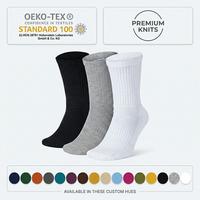 Chaussettes de sport personnalisées avec logo, respirantes, en maille, avec soutien de la voûte plantaire, en coton et bambou, écologiques, à séchage rapide