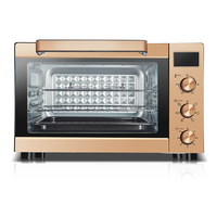 Four électrique multifonction de haute qualité OEM ODM 80L avec écran LED, grande capacité pour la cuisine domestique