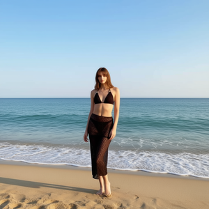 Costume da bagno intero taglie forti con controllo pancia, monokini sexy e coprente per la spiaggia SQ67367 - Product Image 3