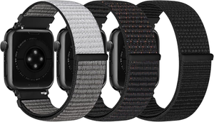 Correa Ajustable con Velcro Solo Loop para <span class=keywords><strong>Apple</strong></span> <span class=keywords><strong>Watch</strong></span> Series 11 10 9 8 7 6 5 4 3 SE Ultra 3 2 1 - Product Image 3