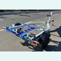 Remorque pour bateau en aluminium à essieu simple, remorque pour bateau de 15 pieds avec freins hydrauliques pour le marché australien