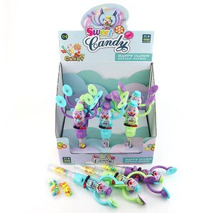 Dibujos animados payaso aplaudiendo platillos mano aplaudir caramelo juguete - Product Image 2