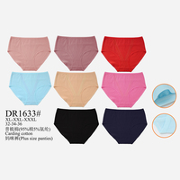 Sous-vêtements en coton tricoté pour femmes grandes tailles - Antibactériens, respirants, lot de 12
