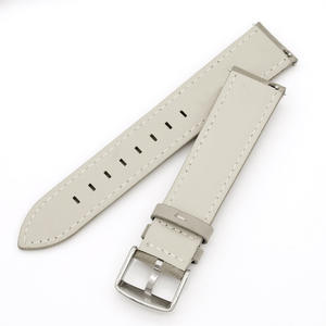 Classico Crazy Horse Luce <span class=keywords><strong>Grigio</strong></span> Due Pezzi di Stile OEM In <span class=keywords><strong>Pelle</strong></span> <span class=keywords><strong>Cinturino</strong></span> di Vigilanza - Product Image 4