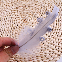 10-18cm natürliche Gänse feder DIY handgemachte weiße Feder Handwerk Schmuck Kleidung Quilt