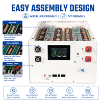 Pack de batteries LiFePO4 DIY testé par Marko, 51.2V 280Ah 300Ah 314Ah 16kWh, pour stockage d'énergie domestique, boîtier de batterie DIY pour système solaire hors réseau
