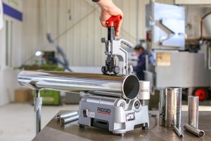 Máy cắt ống điện Ridgid Máy cắt ống cầm tay nhỏ bằng thép không gỉ Máy cắt ống nhựa kim loại - Product Image 2