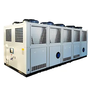 50Ton 100 Ton Air Cooled screw water chiller 150KW 300KW 500KW 600KW chiller cheap price