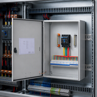 Boîtier de distribution électrique en acier galvanisé étanche IP54 pour montage en surface extérieur, armoire de commande électrique