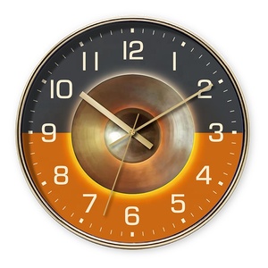 Khuyến Mại Bắc Âu Thời Trang Sáng Tạo Nghệ Thuật Sơn Nhựa Tùy Chỉnh Phòng Khách Im Lặng Vòng Quà Tặng Đồng Hồ Treo Tường - Product Image 4