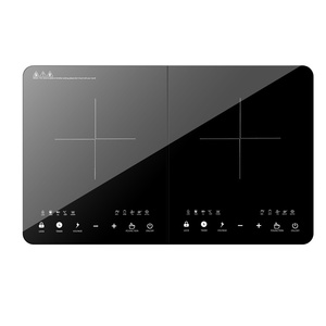 Estufa eléctrica de vitrocerámica comercial para Hotel, restaurante, Villa, cocina de inducción de 6 quemadores de cristal negro Siemens IGBT integrada - Product Image 6