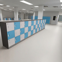 Casiers d'école prix d'usine armoire étanche en plastique ABS intérieur et extérieur étanche à l'humidité