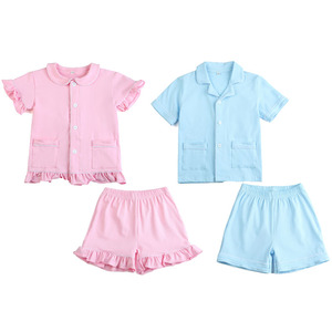 All'ingrosso <span class=keywords><strong>pigiama</strong></span> di natale a manica corta in cotone rosso per bambini estivi set pigiami <span class=keywords><strong>da</strong></span> <span class=keywords><strong>bambina</strong></span> - Product Image 2