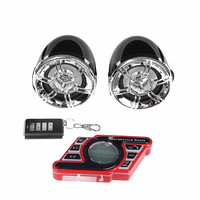 3 pouces moto audio mp3 dispositif antivol moto électrique mp3 voiture haut-parleur étanche TF Card FM Radio