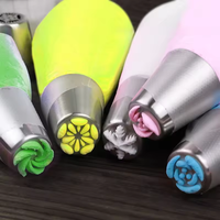 Edelstahl-Kuchenwerkzeuge Dekorations-Metalldüse Russische Spritztüllen Kuchendekoration-Spitzen Zuckerguss-Spritztüllen