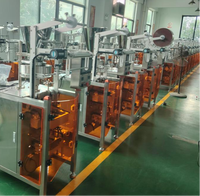 Machine d'emballage automatique multifonctionnelle en acier inoxydable à haute précision pour le remplissage de poudre par scellage latéral, pour applications alimentaires et chimiques