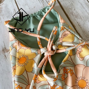 Maillot de bain réversible populaire en tissu recyclé, maillot de bain une pièce pour bébé, imprimé personnalisé, double face, vêtements de bain pour enfants - Product Image 6