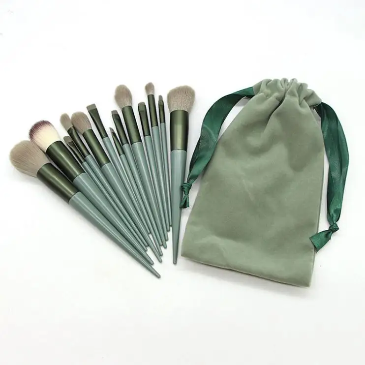 13Pcs Custom Logo MakeUp Brushes Makeup Brushes Set Soft synthetic fiber cosmetic tools make up brushes