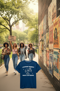 T-Shirt da Donna Comfort Colors, Vestibilità Regolare, 100% Cotone, Stampa Femminista, Collo Tondo, Casual, per Tutte le Stagioni, Manica Corta - Product Image 2